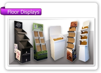 Cardboard And Corrugated Point Of Purchase Displays In Stock Display For